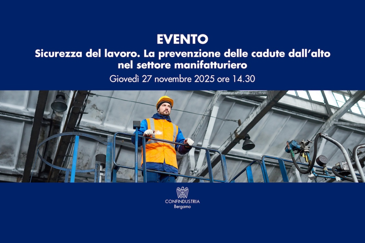 Convegno del 27 novembre: prevenire le cadute dall’alto nel settore manifatturiero